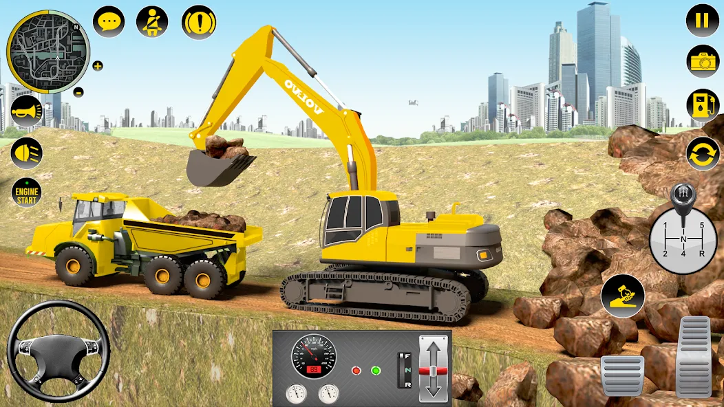 Builder City Construction Game (ткман Городское Строительство)  [МОД Меню] Screenshot 3