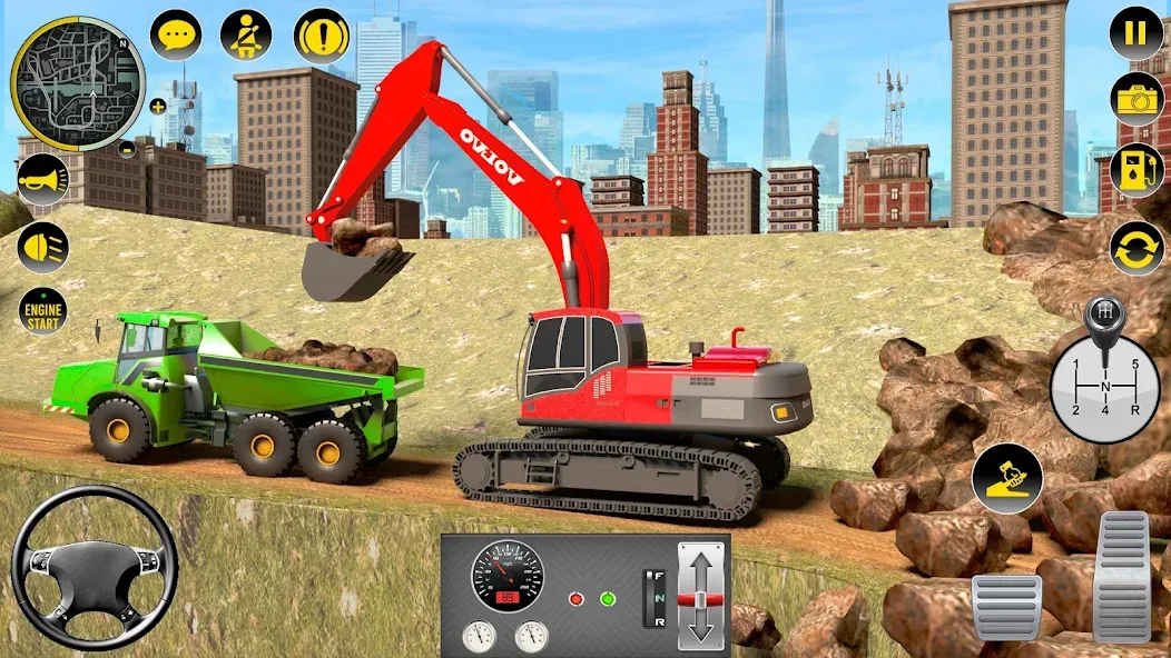 Builder City Construction Game (ткман Городское Строительство)  [МОД Меню] Screenshot 4