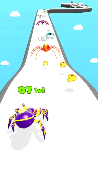 Insect Run - Spider Evolution (Инсект Эволюшн Ран)  [МОД Все открыто] Screenshot 4