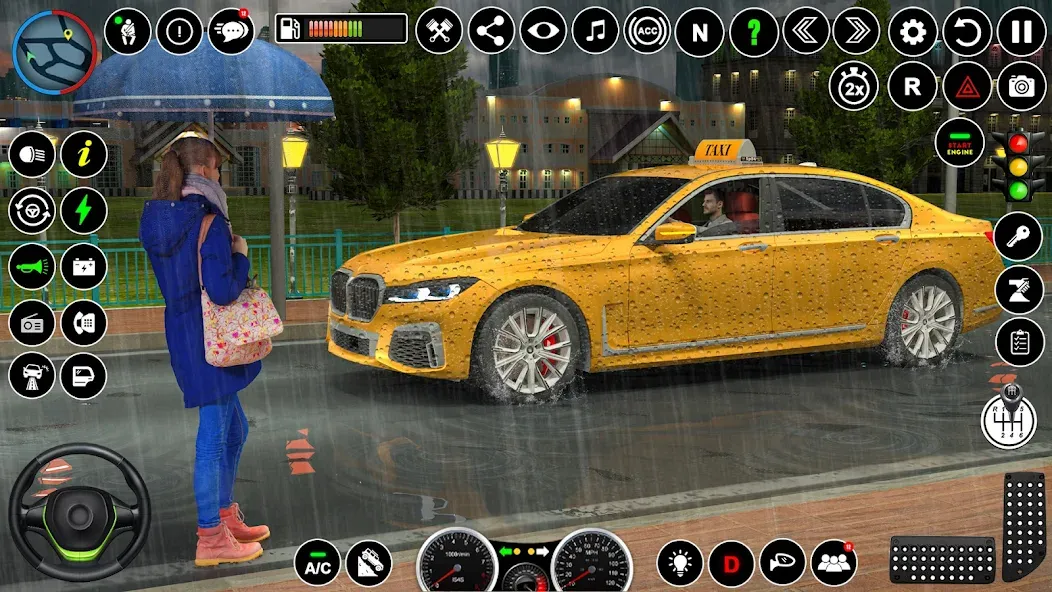 Russian Taxi Driving Simulator  [МОД Menu] Screenshot 3