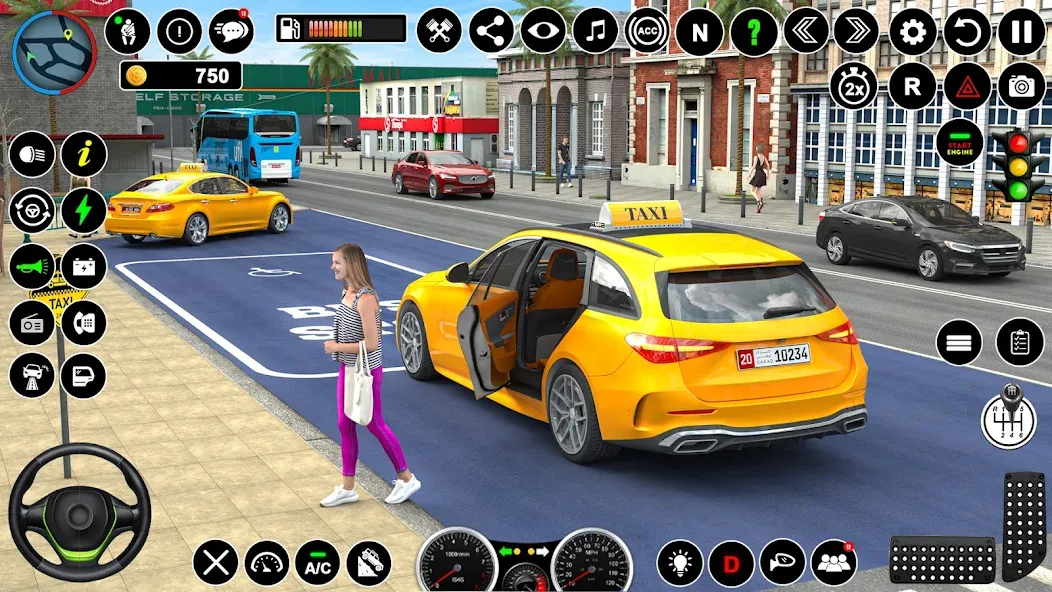 Russian Taxi Driving Simulator  [МОД Menu] Screenshot 4