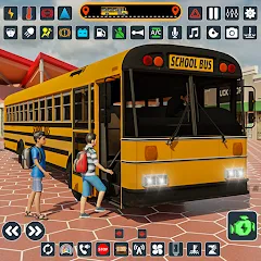 Взломанная School Bus 3d : City Bus Games (Школьный автобус симулятор игры на автобусе)  [МОД Меню] - стабильная версия apk на Андроид