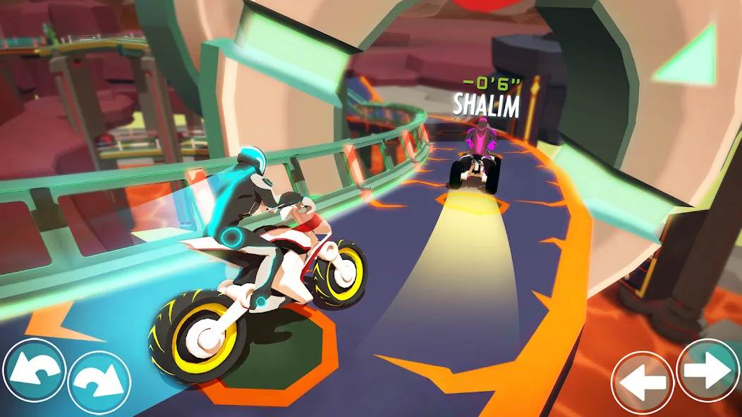 Gravity Rider: Space Bike Race (Гравити Райдер)  [МОД Menu] Screenshot 4