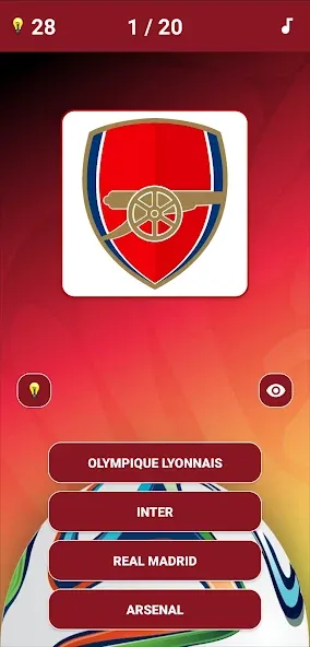 Guess the Soccer Logo Quiz  [МОД Много денег] Screenshot 1