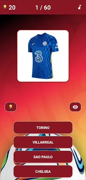 Guess the Soccer Logo Quiz  [МОД Много денег] Screenshot 2