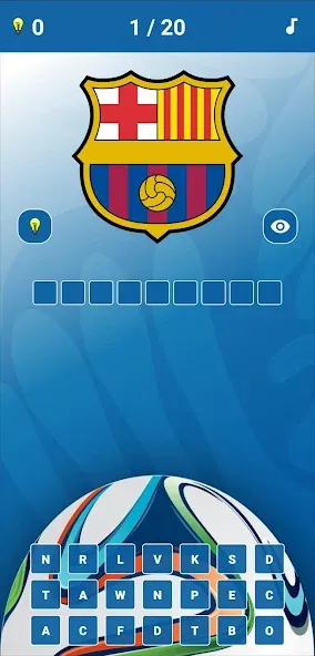 Soccer Clubs Logo Quiz  [МОД Бесконечные монеты] Screenshot 1