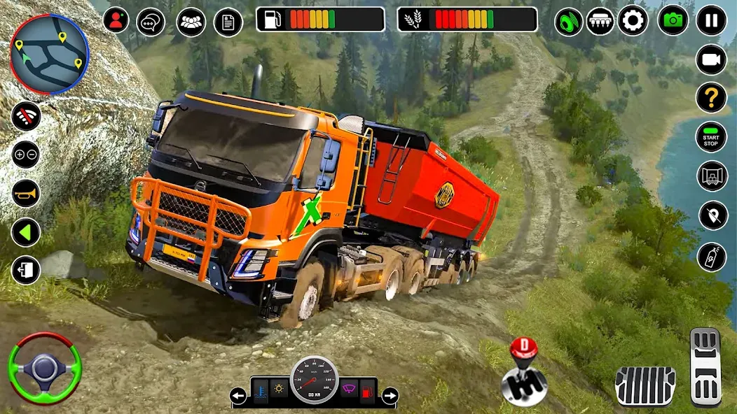 Offroad Mud Truck Simulator 3D  [МОД Все открыто] Screenshot 3