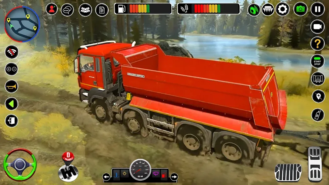 Offroad Mud Truck Simulator 3D  [МОД Все открыто] Screenshot 4