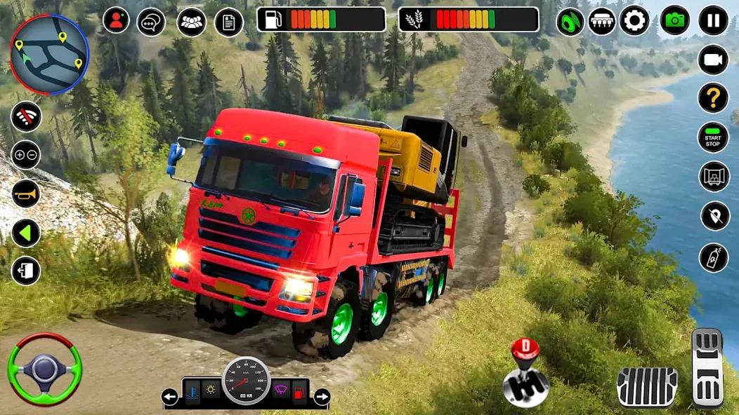 Offroad Mud Truck Simulator 3D  [МОД Все открыто] Screenshot 5