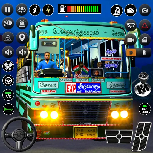 Real Passenger Bus Driving Sim  [МОД Бесконечные деньги] Screenshot 1