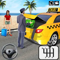 Скачать взлом Taxi Simulator 3d Taxi Driver  [МОД Много монет] - последняя версия apk на Андроид