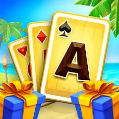 Скачать взломанную Tiki Solitaire TriPeaks (Тики Солитер ТриПикс)  [МОД Unlocked] - стабильная версия apk на Андроид