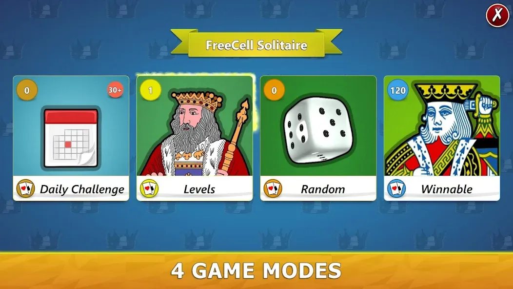 FreeCell Solitaire - Card Game  [МОД Много монет] Screenshot 3