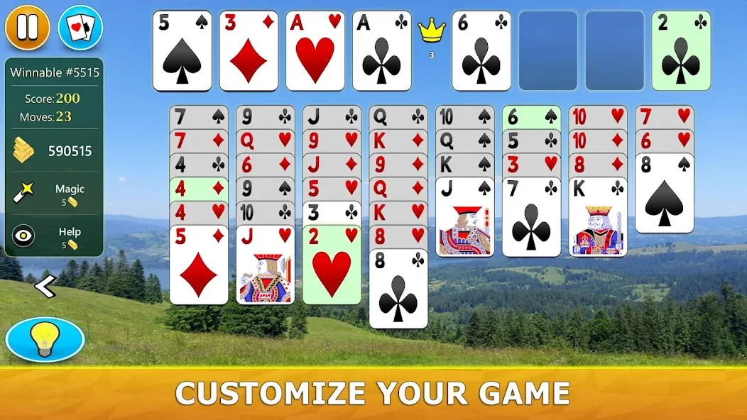 FreeCell Solitaire - Card Game  [МОД Много монет] Screenshot 4