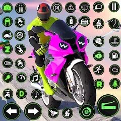 Скачать взломанную Racing Bike Stunt Games Master (Гонки на мотоциклах Мастер игр в трюки)  [МОД Меню] - последняя версия apk на Андроид