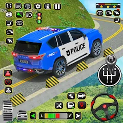 Взлом Police Car Driving School Game (Полицейская школа вождения автомобилей)  [МОД Меню] - полная версия apk на Андроид