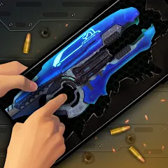 Скачать взломанную Gun Simulator 3D & Time Bomb  [МОД Бесконечные монеты] - стабильная версия apk на Андроид