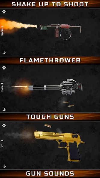 Gun Simulator : Tough Guns  [МОД Бесконечные деньги] Screenshot 1