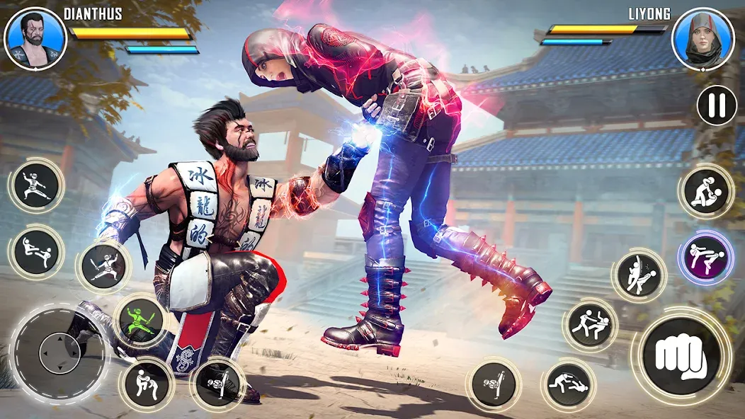 Kung Fu karate: Fighting Games  [МОД Бесконечные деньги] Screenshot 5