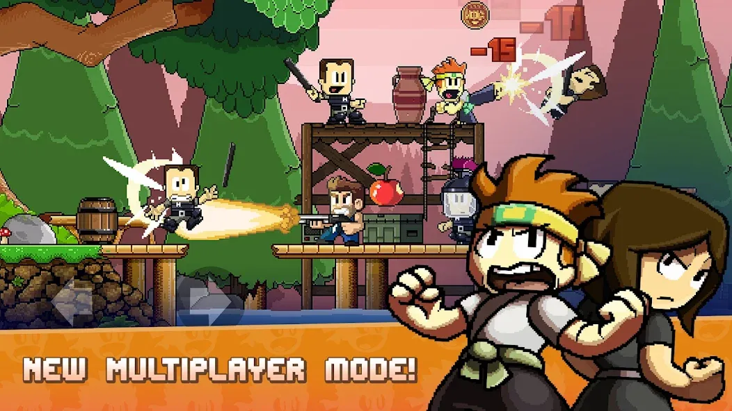 Dan the Man: Action Platformer (Дэн зе Мэн)  [МОД Бесконечные деньги] Screenshot 4