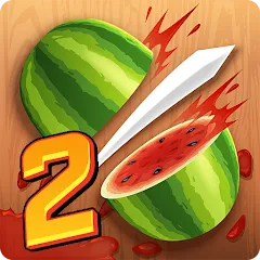 Скачать взломанную Fruit Ninja 2 Fun Action Games (Фрут Ниндзя 2)  [МОД Бесконечные монеты] - полная версия apk на Андроид