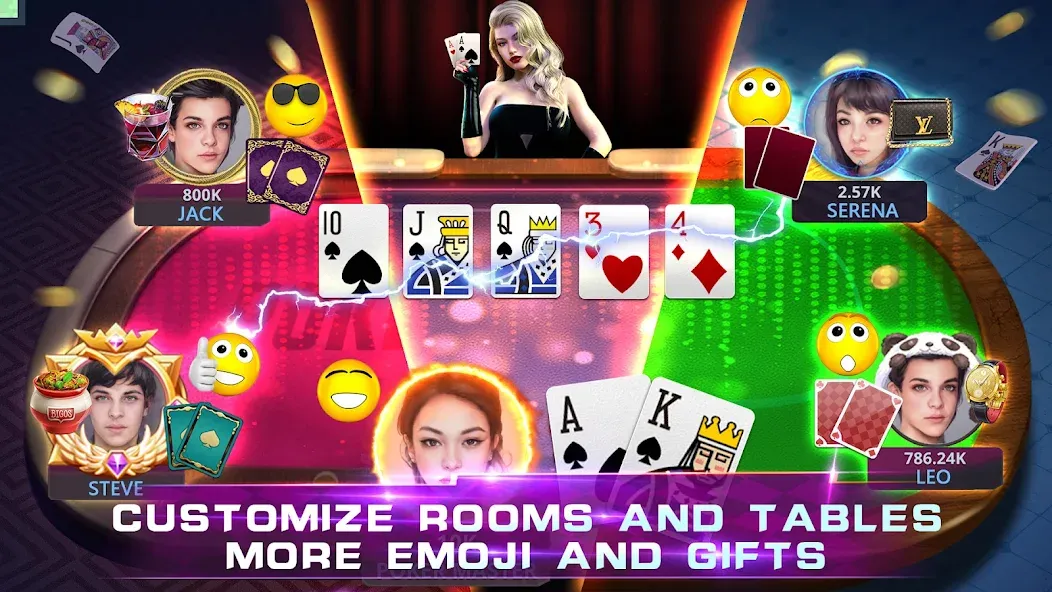 Poker Master Texas Holdem 2024 (Покер Мастер)  [МОД Unlimited Money] Screenshot 5