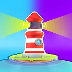 Скачать взломанную Lighthouse Island (Лайтхаус айленд)  [МОД Бесконечные монеты] - стабильная версия apk на Андроид