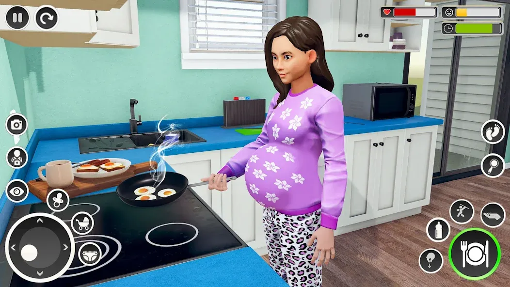 Pregnant Mom Simulator Games  [МОД Mega Pack] Screenshot 1