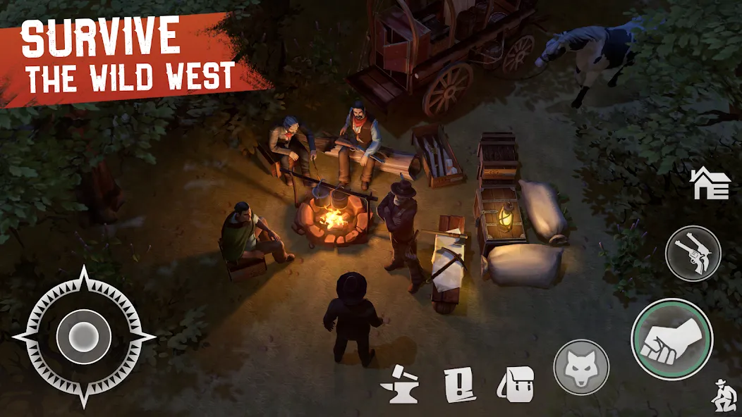 Westland Survival: Cowboy Game (Вестланд Сурвайвал)  [МОД Все открыто] Screenshot 3