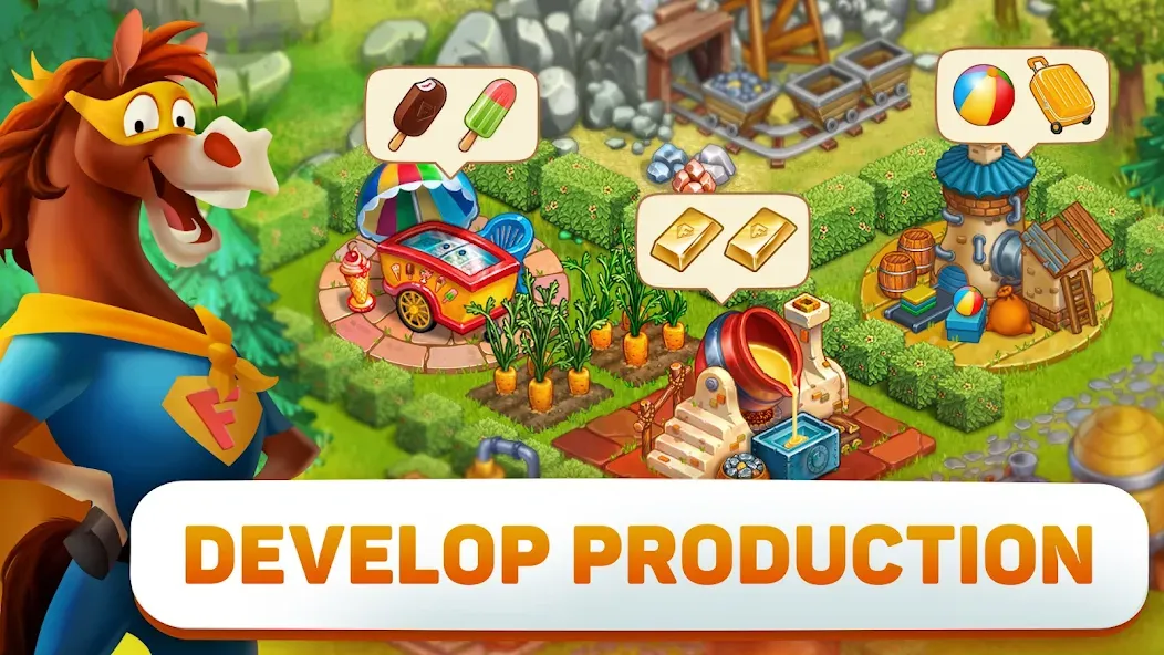 Superfarmers: Superhero Farm  [МОД Все открыто] Screenshot 4