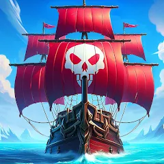 Взломанная Pirate Ships・Build and Fight  [МОД Бесконечные монеты] - стабильная версия apk на Андроид