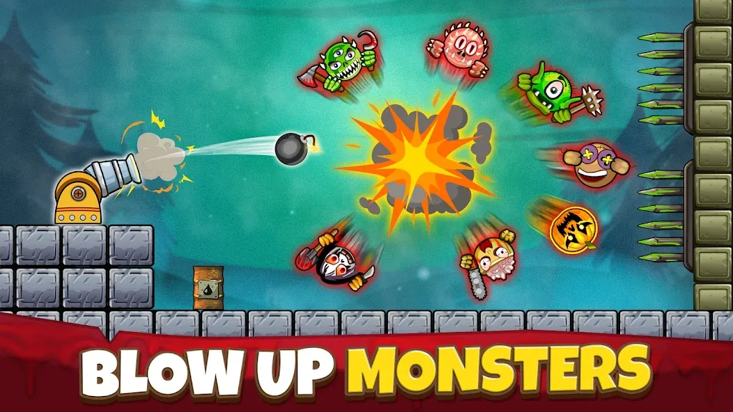 Crush the Monsters：Foul Puzzle  [МОД Mega Pack] Screenshot 1