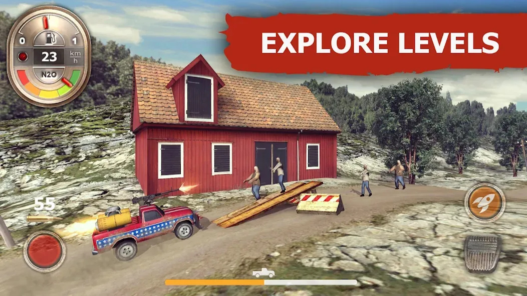 Zombie Derby (Зомби Дерби)  [МОД Menu] Screenshot 3