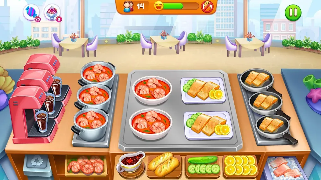 Cooking Restaurant Food Games  [МОД Меню] Screenshot 1