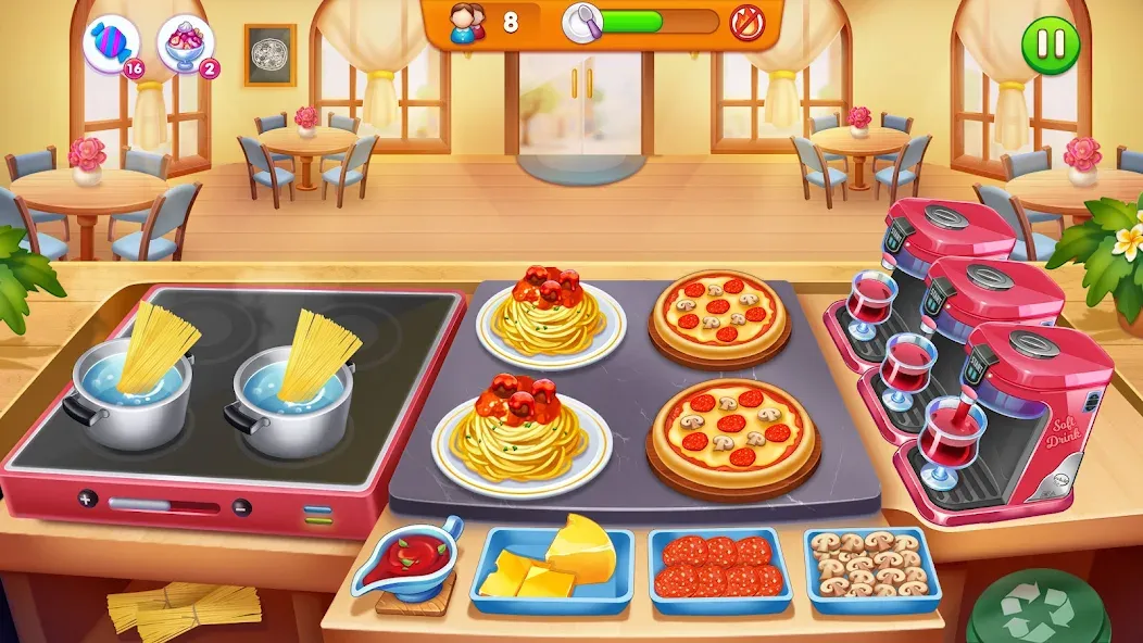 Cooking Restaurant Food Games  [МОД Меню] Screenshot 2