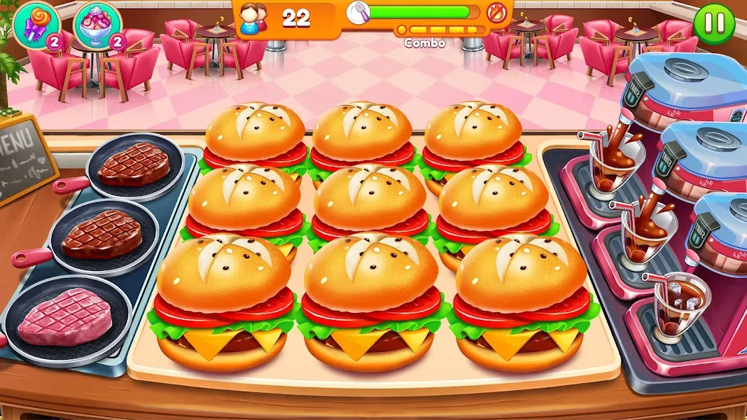 Cooking Restaurant Food Games  [МОД Меню] Screenshot 5