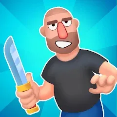 Скачать взломанную Hit Master 3D - Knife Assassin (Хит Мастер 3Д)  [МОД Много монет] - последняя версия apk на Андроид