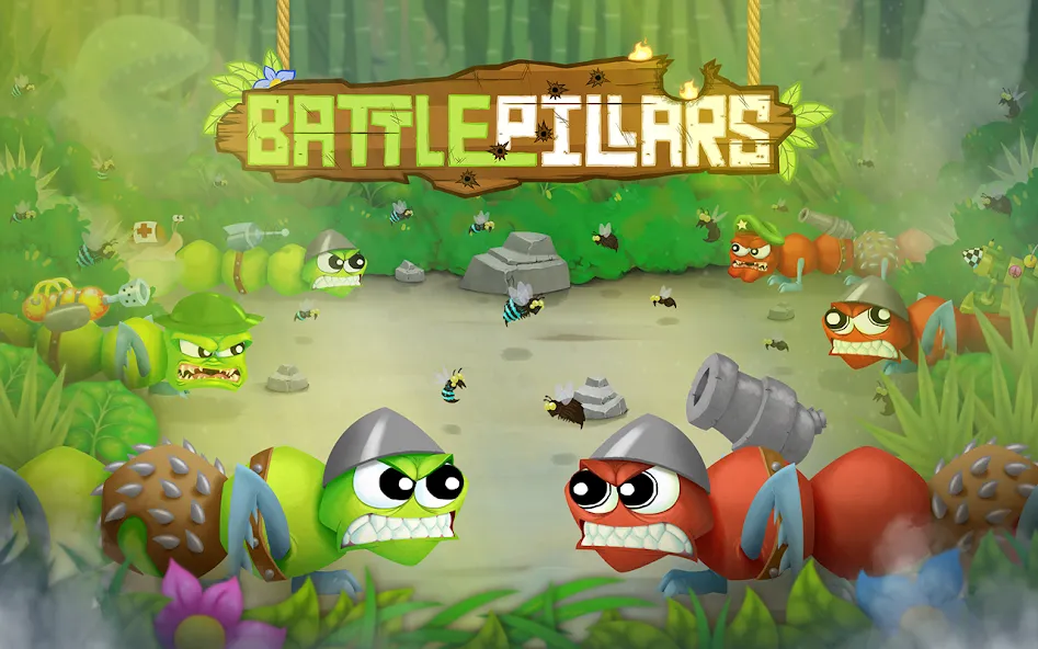 Battlepillars Multiplayer PVP  [МОД Бесконечные деньги] Screenshot 1