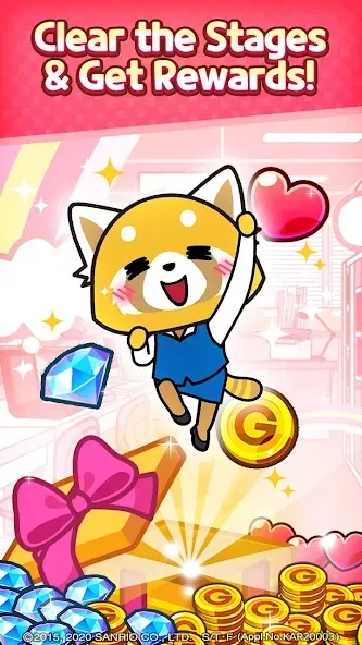 Aggretsuko : Match 3 Puzzle (Аггретсуко)  [МОД Mega Pack] Screenshot 5