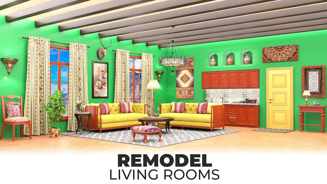 My Home Makeover: House Design  [МОД Меню] Screenshot 3