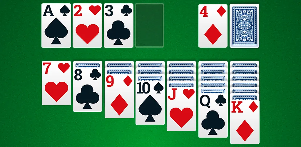 Classic Solitaire - Klondike (Солитер Клондайк Классик)  [МОД Много монет] Screenshot 1