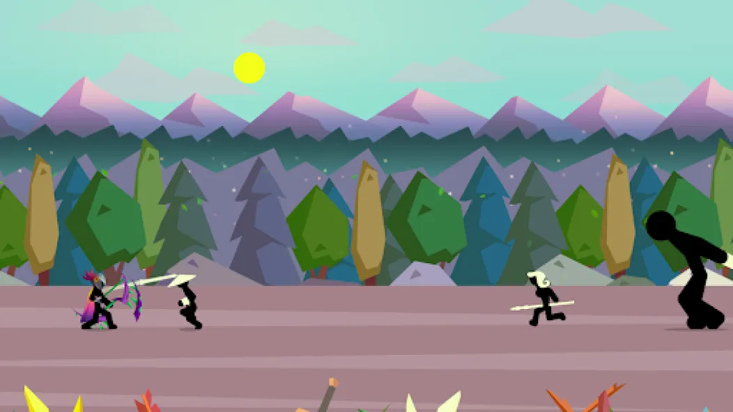 Stick Fight: Shadow Archer (Стк Файт)  [МОД Mega Pack] Screenshot 4