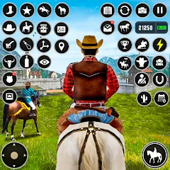 Взломанная Horse Riding Rivals Horse Race (ХорсРайдинг Ривалс Лошадиные скачки)  [МОД Unlimited Money] - полная версия apk на Андроид