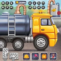 Взлом Oil Tanker Truck Games  [МОД Все открыто] - последняя версия apk на Андроид