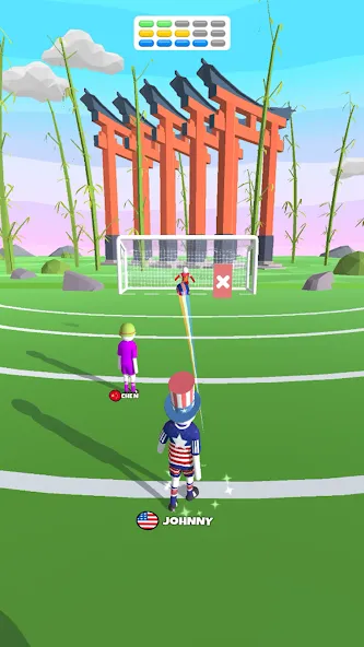 Goal Party - Soccer Freekick (Гоал Парти)  [МОД Menu] Screenshot 4