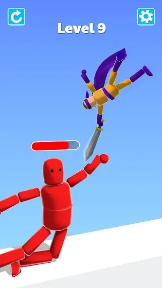 Ragdoll ninja: Imposter hero (Рагдолл Ниндзя)  [МОД Много денег] Screenshot 1