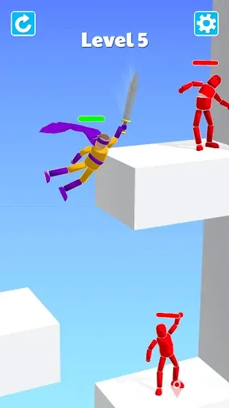 Ragdoll ninja: Imposter hero (Рагдолл Ниндзя)  [МОД Много денег] Screenshot 2