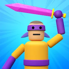 Скачать взлом Ragdoll ninja: Imposter hero (Рагдолл Ниндзя)  [МОД Много денег] - полная версия apk на Андроид