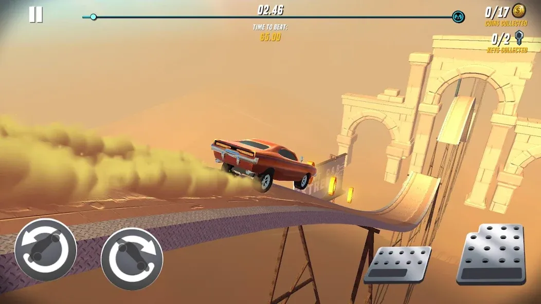 Stunt Car Extreme (Стант Кар Экстрим)  [МОД Бесконечные монеты] Screenshot 3