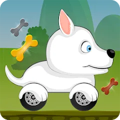 Скачать взлом Racing games for kids - Dogs  [МОД Много монет] - стабильная версия apk на Андроид